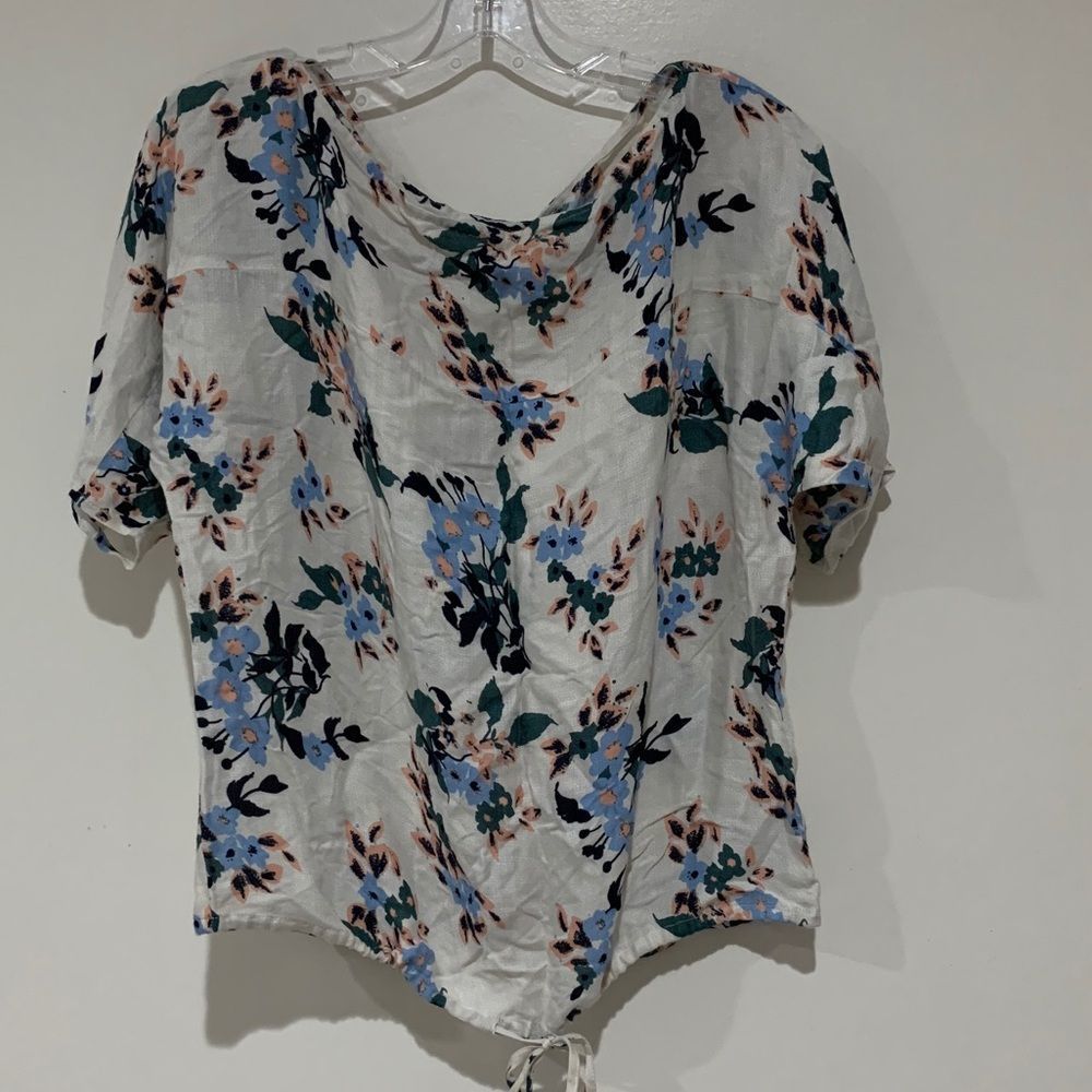 LUCKY BRAND Floral-print Blouse new without Tag